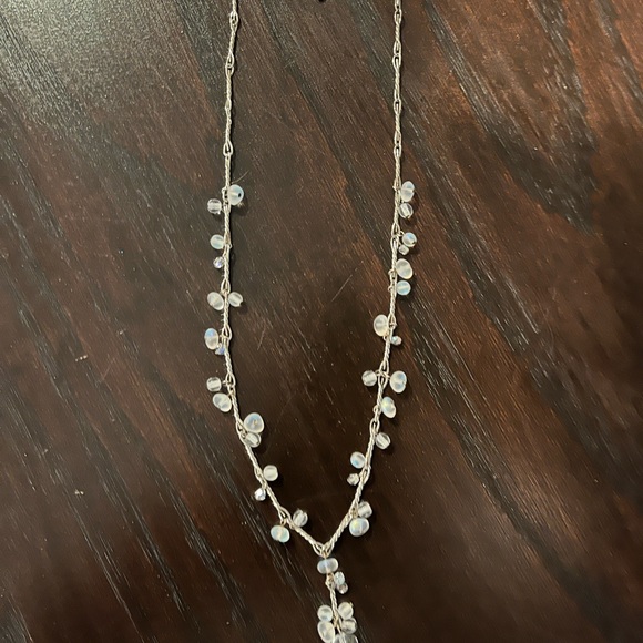 Unique vintage silver necklace with beads. 17” - Picture 5 of 10